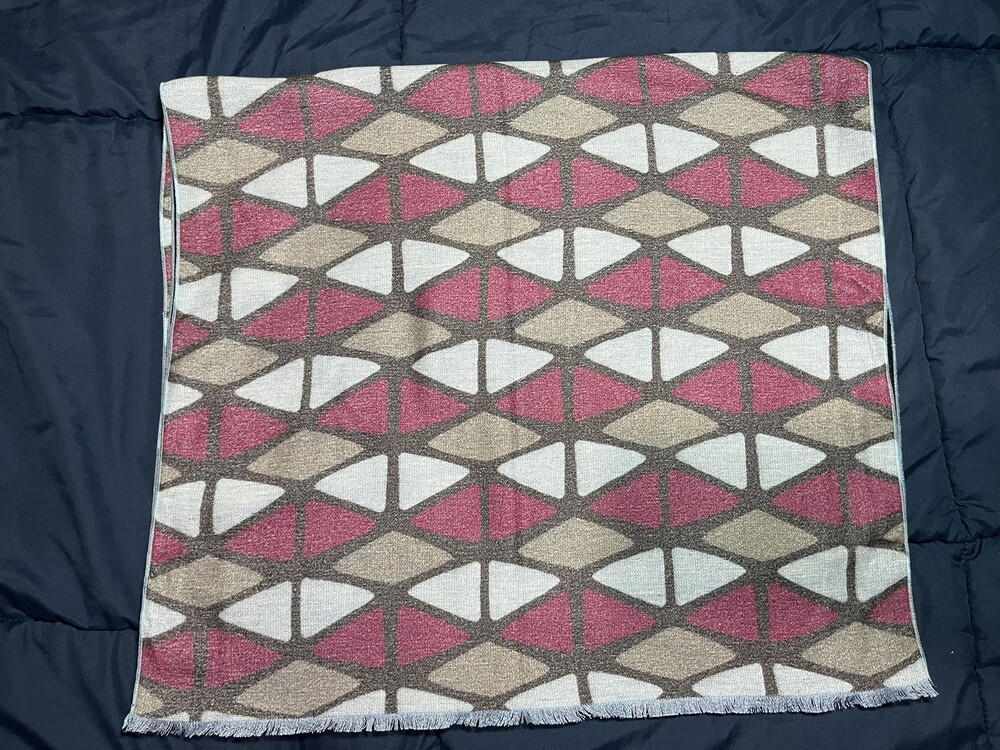 Beautiful New With Tags Kiton Napoli 100% Silk Scarf ~ Made in Italy